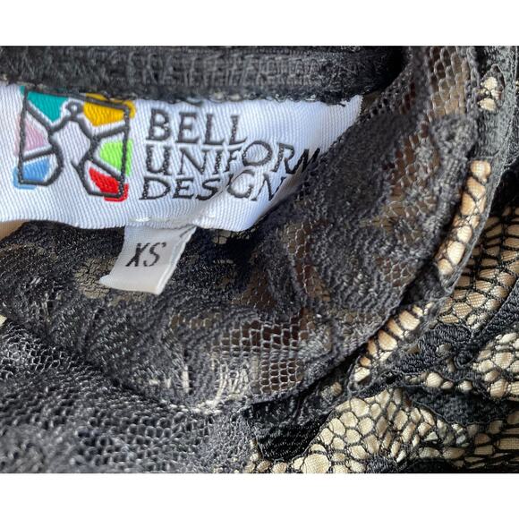 90's 00's vintage lace corset bodycon y2k micro mini dress XS - Picture 6 of 7